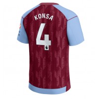 Aston Villa Ezri Konsa #4 Hjemmebanetrøje 2023-24 Kortærmet